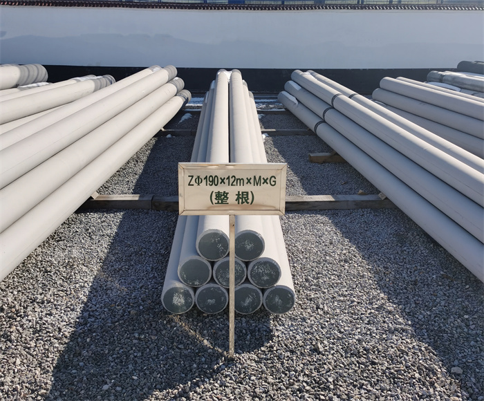 南阳190×12米钢筋混凝土水泥电线杆